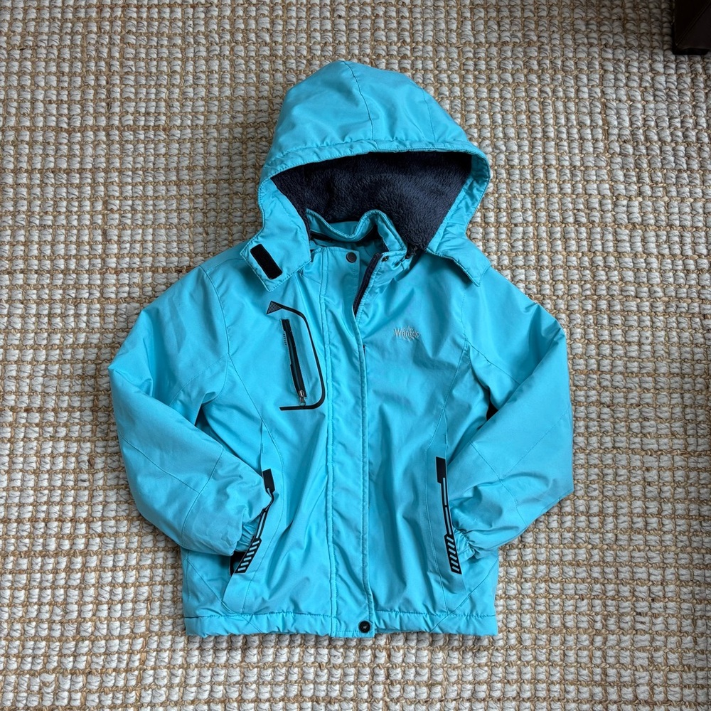 Wantdo Turqoise Girls waterproof insulated ski/snowboard jacket | size 8